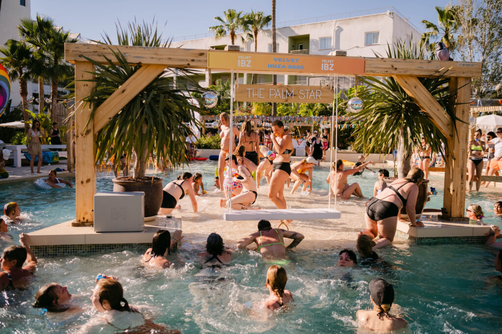 duck race during Velvet iBIZA festival